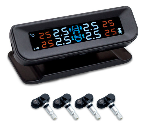 Tpms 4 Sensores De Neumáticos Gadnic Monitor Presión Digital