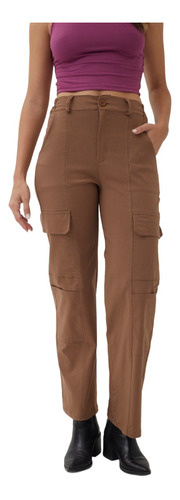 Pantalón Cargo Wide Leg A La Moda. 442