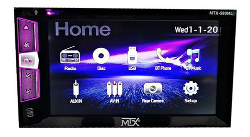 Auto Estereo Mtx 2din Bt Usb Dvd Mtx-580ml Camara De Reversa