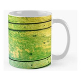 Taza  Diseño De Textura De Tablón De Madera Multicolor, Crea