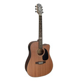 Violão Acústico Giannini Performance Gf-1d Ceq Sapele Para Destros Walnut Satin Verniz Fosco