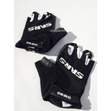 Guantes Dedos Cortos Sars C/ Gel Talle Xlarge Negro Ciclismo