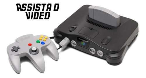 Console Nintendo 64 Completo 2 Controles 1 Memory Card 1 Fonte De Energia 1 Cabo Av + 1 Cartucho Star Wars Episode I Racer Original