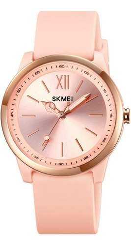 Reloj De Pulsera Cuarzo Skmei 2008 Silicona Moda Casual Dama