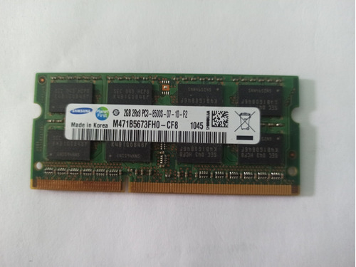 Memoria Ram  2 Gb  Ddr3  Samsung