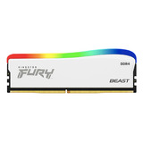 Memoria Ram Kingston Fury Beast Rgb Ddr4 3600mhz 16gb Blanco