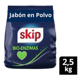 Jabon En Polvo Skip Bio-enzimas Baja Espuma X 2.5 Kg