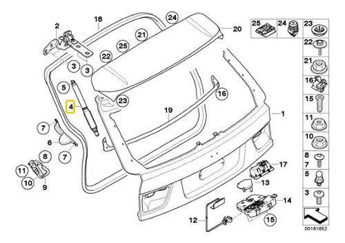 Amortiguadores De Baul Para Bmw X5 E70 M S63 Foto 2