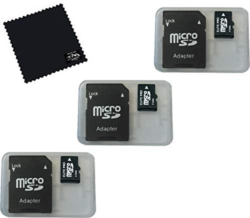 Paquete De 3 Tarjetas De Memoria Micro De 512 Mb Compatib...