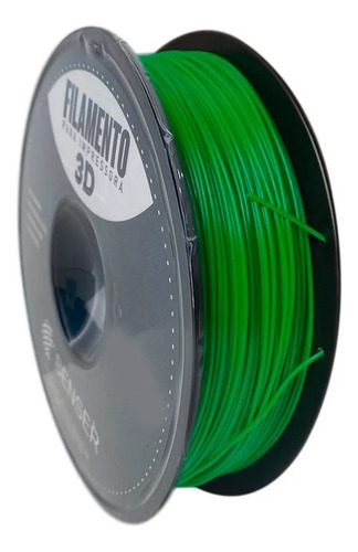 Filamento Premium Pet-g 1,75 Mm 1kg - Verde (green) Com Nota