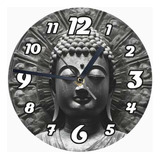 Reloj De Madera Brillante Diseño Buda B8