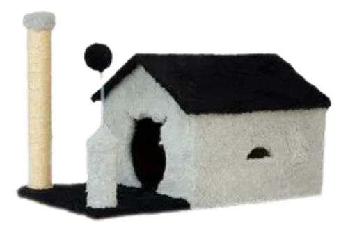 Casinha Arranhador Gatos Conforto Pets Cabana Caminha