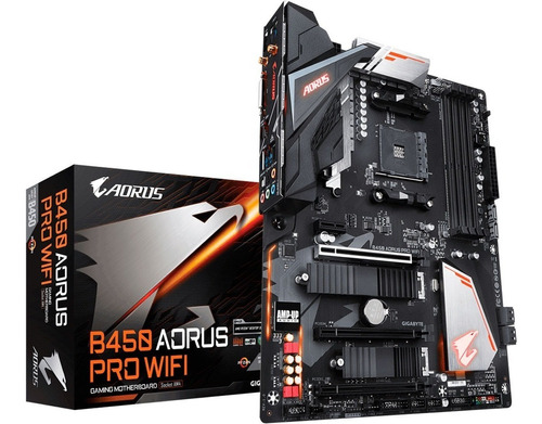 Tarjeta Madre B450 Aorus Pro Wifi Motherboard Gigabyte Socket Am4 Ryzen Amd Nuevo Modelo 