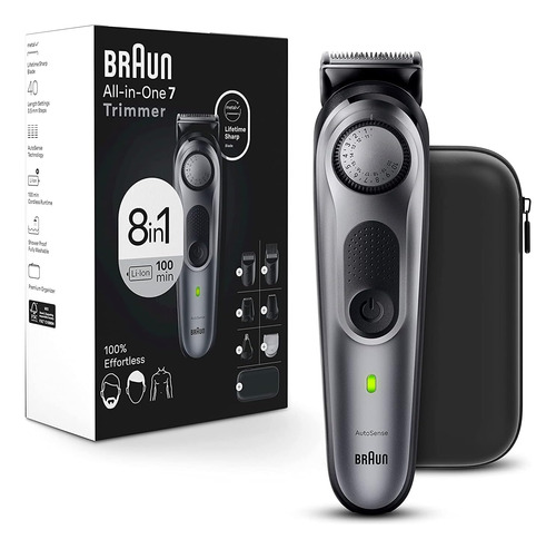 Braun All-in-one Style Kit Series 7 8-in-1 Trimmer For Men