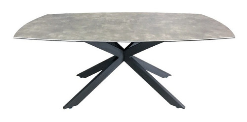 Mesa De Comedor Dt7007 Gris Claro Këssa Muebles