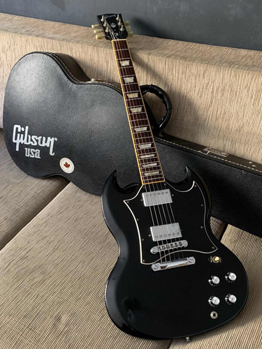 Gibson Sg Standard Ebony. Em 12x S/ Juros. 
