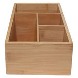 Cajón Organizador Bamboo 4 Divisiones