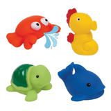 Brinquedo Para Banho Bichinhos Bebê Animais Aquaticos