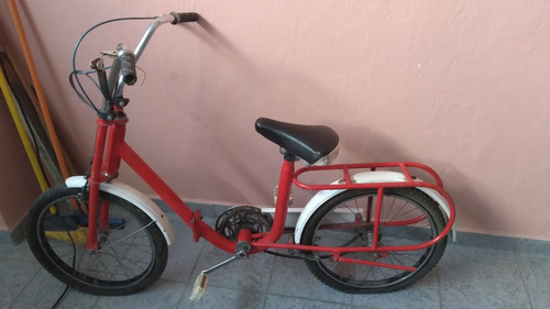 Bicicleta Antiga Caloi Berlineta Antiga Aro 20 Vermelho 1980