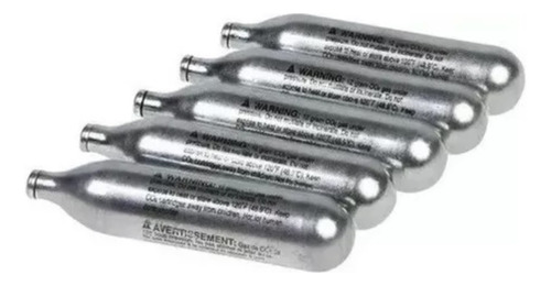 5 Tanques Co2 Gas 12gr Airsoft Tiro Deportivo