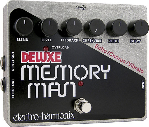 Pedal Electro Harmonix Deluxe Memory Man Delay Chorus Vibrat