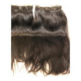 4 Capas Cortina Cabello Natural 30 Cms X 20 Ancho Micropeine