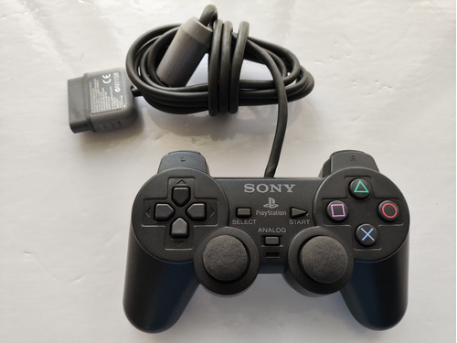 Control Analogo Original Sony Playstation 1 Dualshock Black
