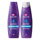 Kit Aussie Moist Shampoo 180ml + Condicionador 180ml