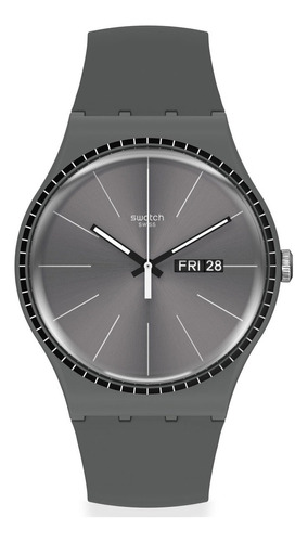 Reloj Swatch Suom709 Grey Rails Agente Oficial