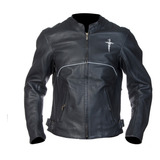 Chamarra Gb3 Piel Con Protecciones Uso Casual Y Moto (ct