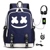 Mochila Escolar Dj Marshmello Unisex Escuela Universitaria