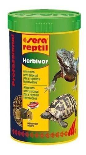 Sera Herbivor 80 Gr Alimento Para Reptiles Herbívoros 250 Ml