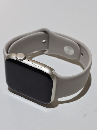 Apple Watch Se Gps 44mm Aluminium Silver Sport Band Blanco