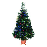 Árbol De Navidad Artificial Preiluminado De 32 Pulgadas De F