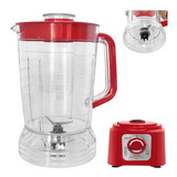 Copo P/ Liquidificador Arno Power Max 700w / 1000w Vermelho