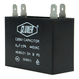 Capacitor De Ventilador, 6mf, 440vac +-5 %,50/60 Hz,cluxer
