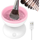 Limpia Brochas Electrico De Maquillaje Luxiv Wash - Rosa