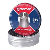 Chumbinho Crosman 4,5mm Destroyer - Cx 250un Tiro Esportivo 