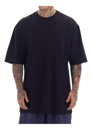 Camiseta Oversized Masculina 100% Algodão P Ao G5