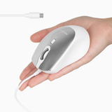Macally Mouse Usb C Para Mac, Esculpido Para Mayor Comodidad