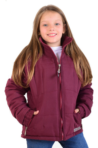 Campera Niños De Gross Impermeable Con Polar Abrigo Capucha