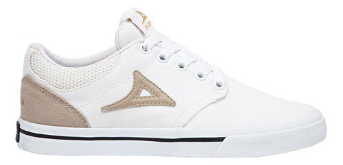 Tenis Casual Choclo Pirma 102 Blanco Con Oro Para Mujer