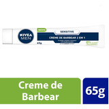 Creme Barbear 2 Em 1 Nivea Men Sensitive 65g Pele Sensível