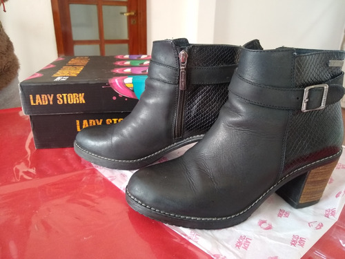 Botas Lady Stork,  Talle 37,5 En Perfectas Condiciones.