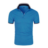 Playera Casual Moda Tipo Polo Súper Calidad Clazzic 201404 G