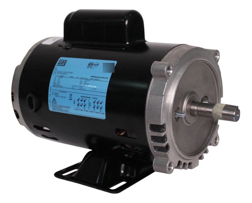 Motor Weg Monofasico 1/2 Hp 3550 Rpm En Alta 110/220v Bc