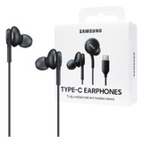 Audífonos Samsung Akg Tipo-c S22 Plus S22 Ultra, Negro