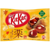 Nestlé Kit Kat Minis Sabor Castaña Original De Japón 10pzs