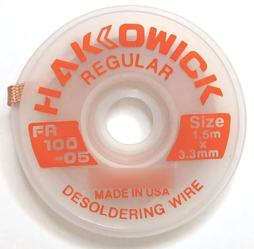 Malha Dessoldadora Hakko 3,3 Mm No-clean Removedor Solda