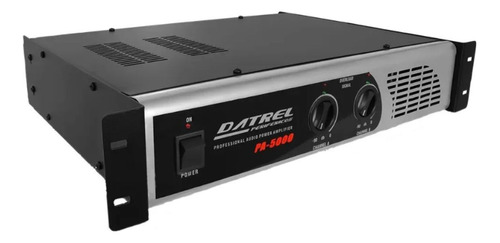 Amplificador De Potência Datrel Pa5000 600 Watts 4 Ohms